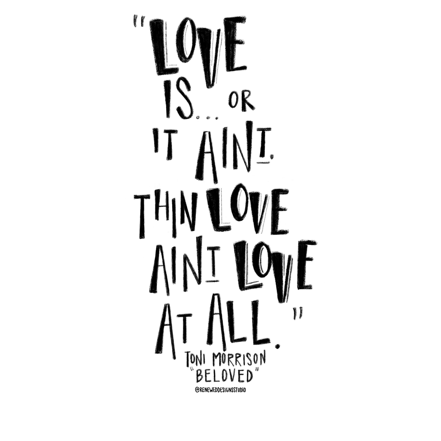 "Love Is" Sticker