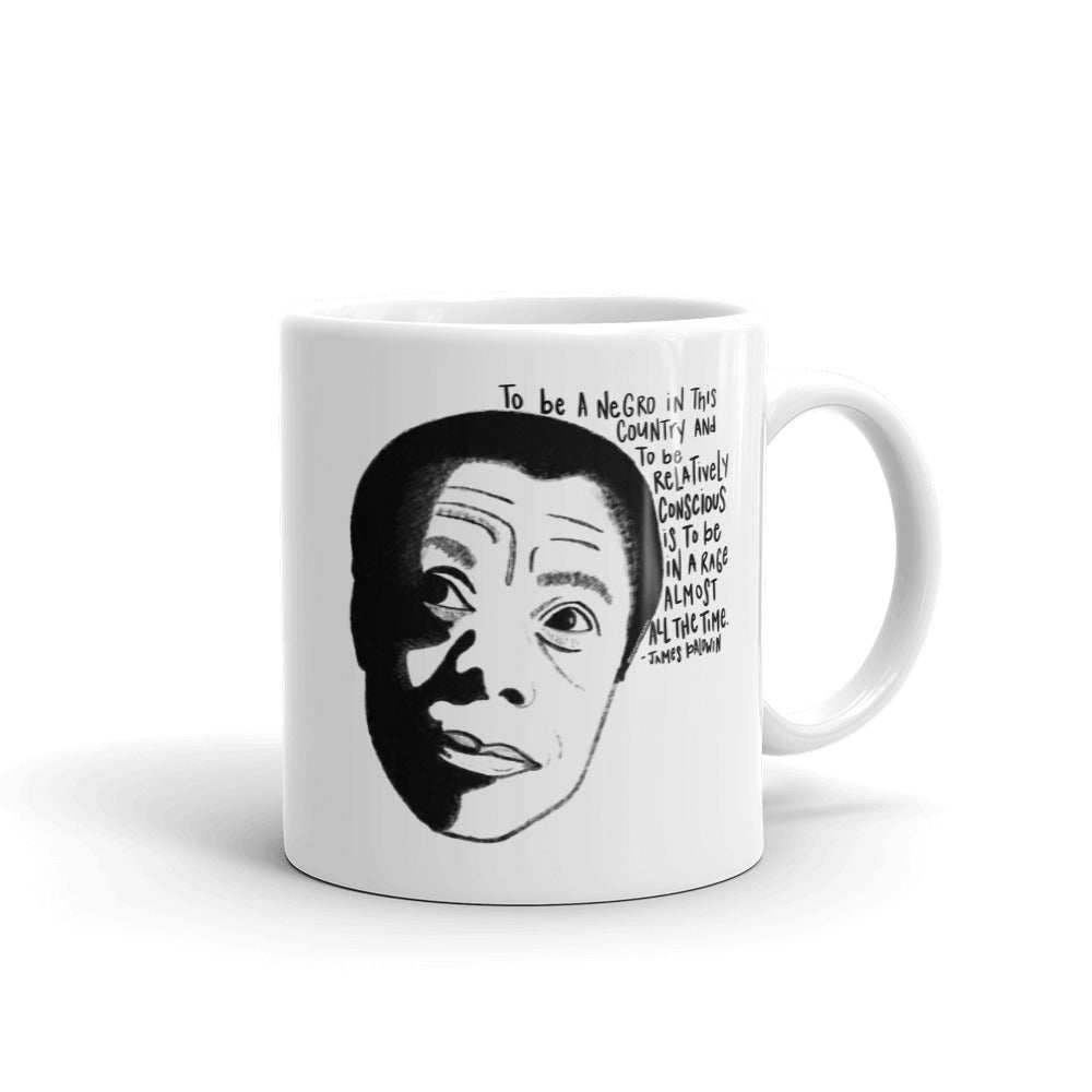 James Baldwin - Black and Conscious Mug