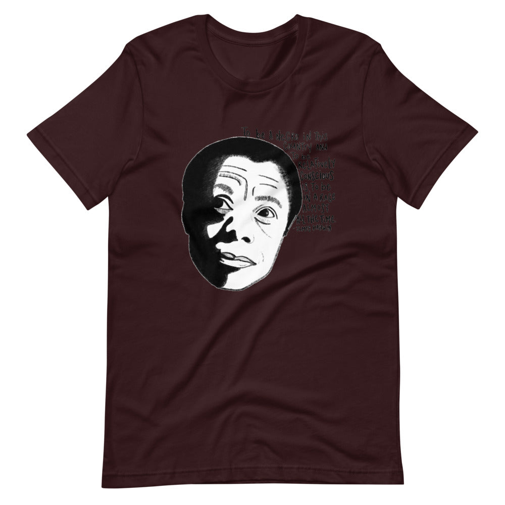 James Baldwin - Black and Conscious Tee