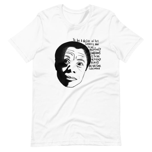 James Baldwin - Black and Conscious Tee